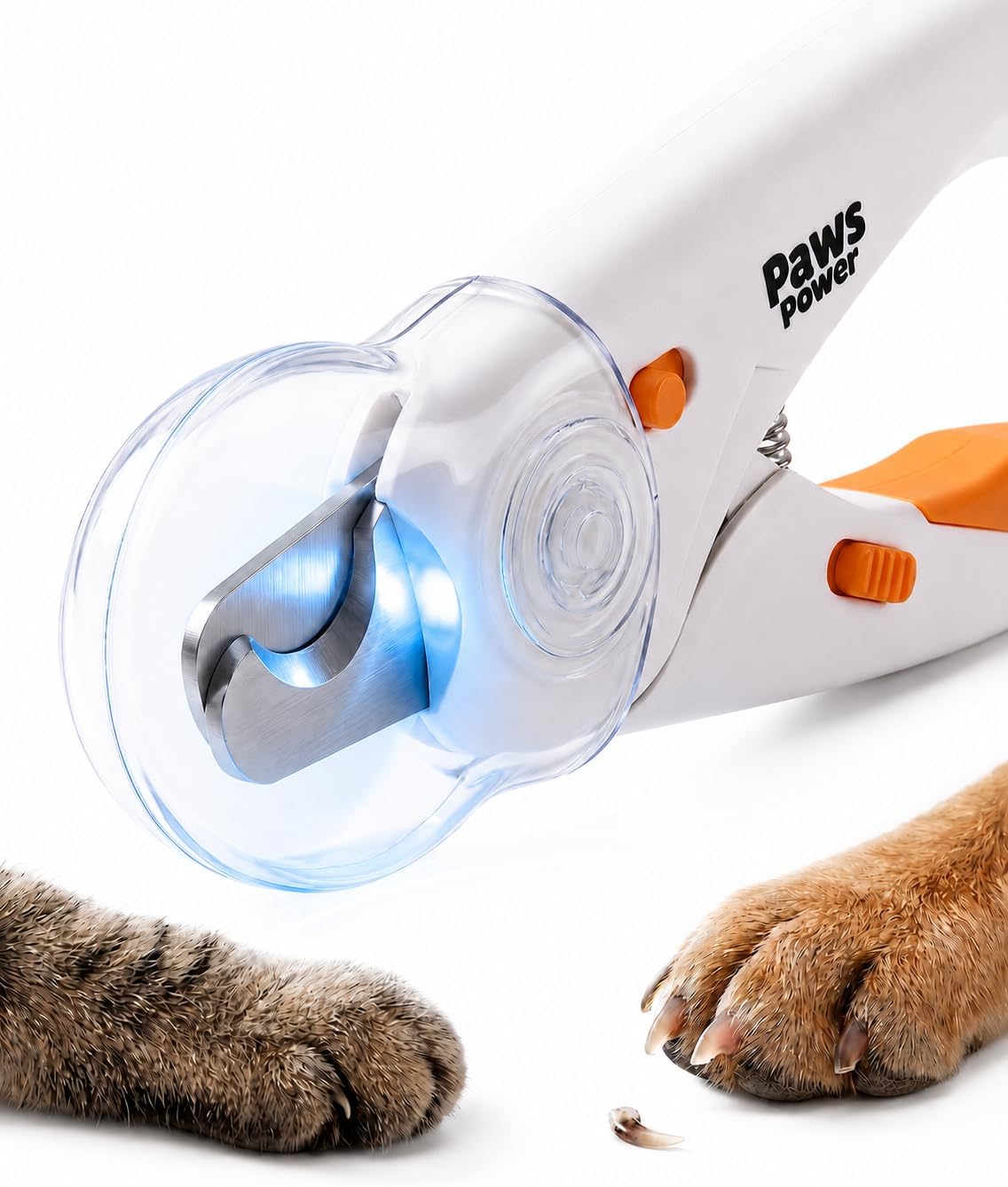 Cat Nail Clipper & Small Dog Nail Clippers with LED Light - See the Quick, Never Cut It - Extra Sharp, Stress-Free Trims at Home