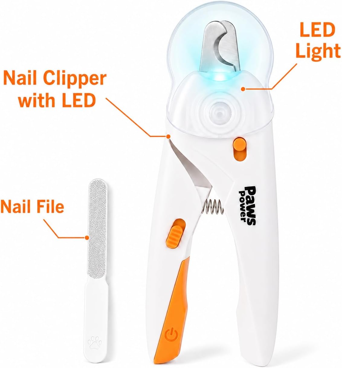 Cat Nail Clipper & Small Dog Nail Clippers with LED Light - See the Quick, Never Cut It - Extra Sharp, Stress-Free Trims at Home view 6
